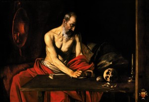 Saint Jerome writing